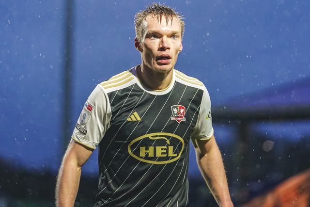 Exeter City Midfielder Ilmari Niskanen during the Sky Bet League 1 match Stockport County vs Exeter City at Edgeley Park Stadium, Stockport, United Kingdom, 7th December 2024

(Photo by James Giblin/News Images)