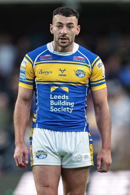 Jake Connor of Leeds Rhinos during the Betfred Super League round 23 match Leeds Rhinos vs Hull KR at Headingley Stadium, Leeds, United Kingdom, 21st August 2025

(Photo by Mark Cosgrove/News Images)