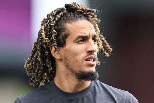 Hannibal Mejbri of Burnley arrives ahead of the Sky Bet Championship match Burnley vs West Ham United at Turf Moor, Burnley, United Kingdom on 16 August 2026

(Photo by Jorge Horsted/News Images)
