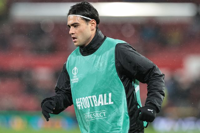 Aral Simsir of FC Midtjylland in the pregame warmup session during the UEFA Europa League Last 16 match Nottingham Forest vs FC Midtjylland at City Ground, Nottingham, United Kingdom on 12 March 2026

(Photo by Alfie Cosgrove/News Images)