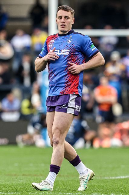 Jake Trueman of Wakefield Trinity in the pre-game warm up during the Betfred Super League round 10 match Leeds Rhinos vs Wakefield Trinity at AMT Headingley Stadium, Leeds, United Kingdom on 01 May 2026

(Photo by Alfie Cosgrove/News Images)