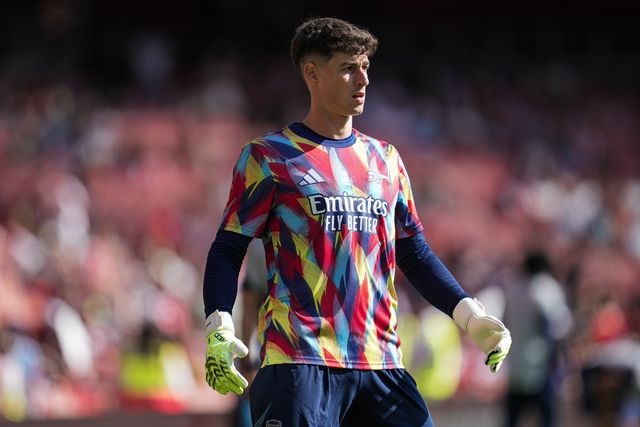 Kepa Arrizabalaga of Arsenal ahead of the Pre-season friendly match Arsenal vs Athletic Bilbao at Emirates Stadium, London, United Kingdom, 9th August 2025

(Photo by Harvey Murphy/News Images)