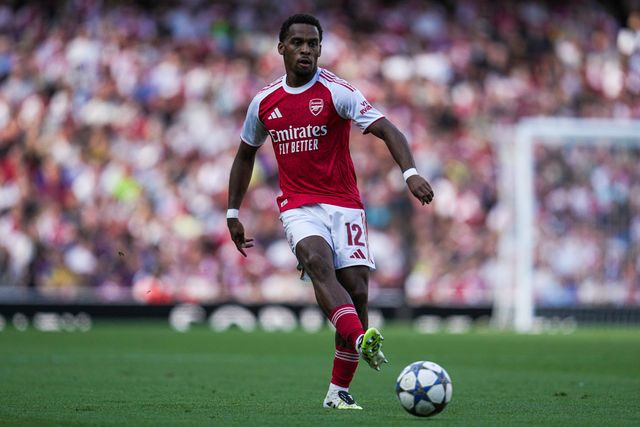 Jurrien Timber of Arsenal during the Pre-season friendly match Arsenal vs Athletic Bilbao at Emirates Stadium, London, United Kingdom, 9th August 2025

(Photo by Harvey Murphy/News Images)