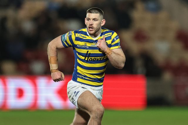 Danny Walker of Warrington Wolves in action during the Betfred Super League Round 4 match York Knights vs Warrington Wolves at LNER Community Stadium, York, United Kingdom on 06 March 2026

(Photo by Mark Cosgrove/News Images)