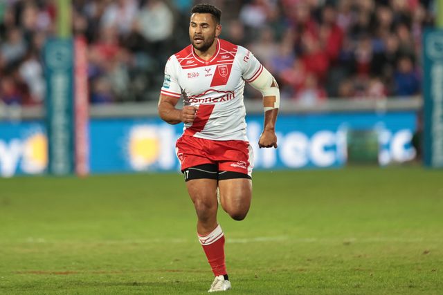 Rhyse Martin of Hull KR during the Betfred Super League Round 24 match Hull KR vs St Helens at Sewell Group Craven Park, Kingston upon Hull, United Kingdom, 29th August 2025

(Photo by Mark Cosgrove/News Images)
