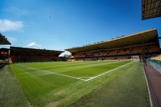 A general view of the pitch and stands during the Premier League match Wolverhampton Wanderers vs Tottenham Hotspur at Molineux, Wolverhampton, United Kingdom on 25 April 2026

(Photo by Maynard Manyowa/News Images)
