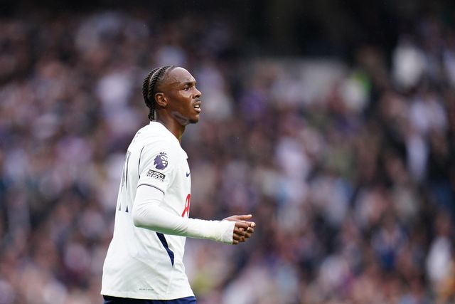 Mathys Tel of Tottenham Hotspur during the Premier League match Tottenham Hotspur vs Newcastle Untied at Tottenham Hotspur Stadium, London, United Kingdom on 29 August 2026

(Photo by Harvey Murphy/News Images)
