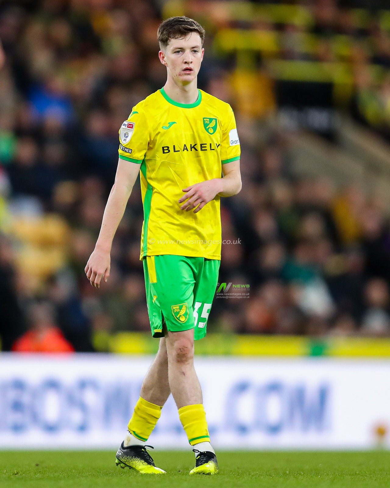 Kellen Fisher of Norwich City looks on during the Sky Bet Championship match Norwich City vs Burnley at Carrow Road, Norwich, United Kingdom, 15th December 2024

(Photo by Izzy Poles/News Images)