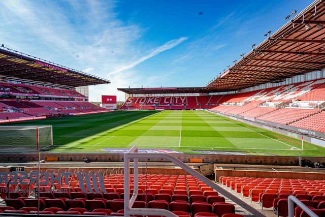 A general view of the pitch and stands during the Sky Bet Championship match Stoke City vs Millwall at Bet365 Stadium, Stoke On Trent, United Kingdom on 21 April 2026

(Photo by Maynard Manyowa/News Images)