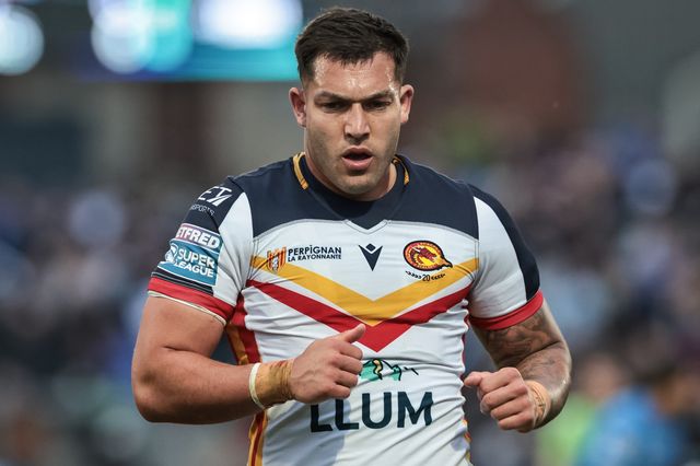 Nick Čotrić of Catalans Dragons during the Betfred Super League round 11 match Wakefield Trinity vs Catalans Dragons at DIY Kitchens Stadium, Wakefield, United Kingdom on 15 May 2026

(Photo by Mark Cosgrove/News Images)
