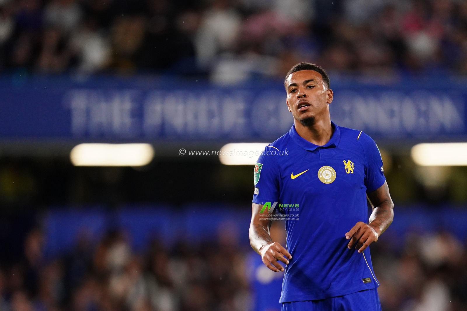 Morgan Rogers of Chelsea during the Carabao Cup round 2 match Chelsea vs Luton Town at Stamford Bridge, London, United Kingdom on 27 August 2026

(Photo by Harvey Murphy/News Images)