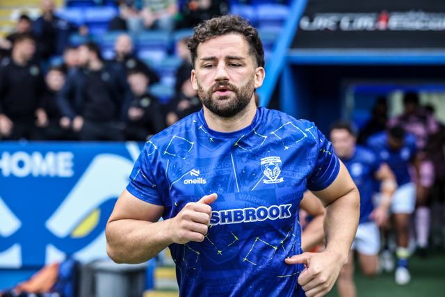 Toby King of Warrington Wolves in the pre-game warm up during the Betfred Super League round 13 match Warrington Wolves vs Hull FC at The Halliwell Jones Stadium, Warrington, United Kingdom on 05 June 2026

(Photo by Alfie Cosgrove/News Images)
