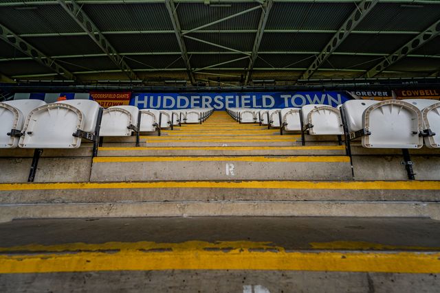 A general view of the pitch and stands during the Betfred Super League round 7 match Huddersfield Giants vs York Knights at Accu Stadium, Huddersfield, United Kingdom on 04 April 2026

(Photo by Maynard Manyowa/News Images)