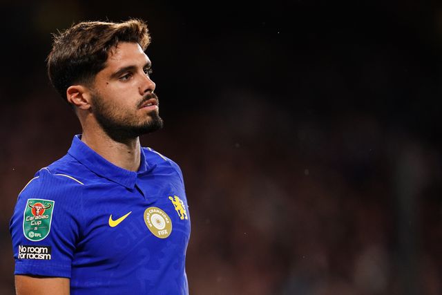 Pedro Neto of Chelsea during the Carabao Cup round 2 match Chelsea vs Luton Town at Stamford Bridge, London, United Kingdom on 27 August 2026

(Photo by Harvey Murphy/News Images)