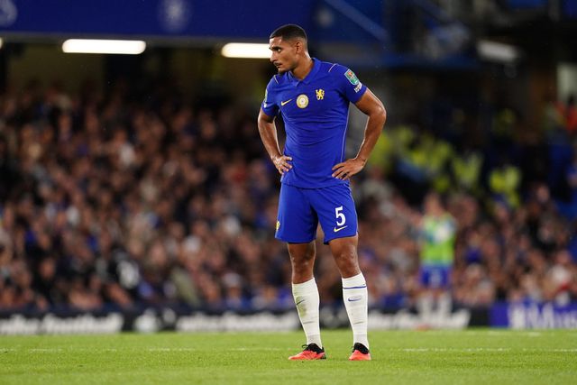 Maxence Lacroix of Chelsea during the Carabao Cup round 2 match Chelsea vs Luton Town at Stamford Bridge, London, United Kingdom on 27 August 2026

(Photo by Harvey Murphy/News Images)