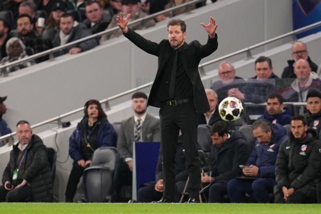 Diego Simeone manager of Atlético Madrid during the UEFA Champions League match Tottenham Hotspur vs Atletico Madrid at Tottenham Hotspur Stadium, London, United Kingdom on 18 March 2026

(Photo by Harvey Murphy/News Images)