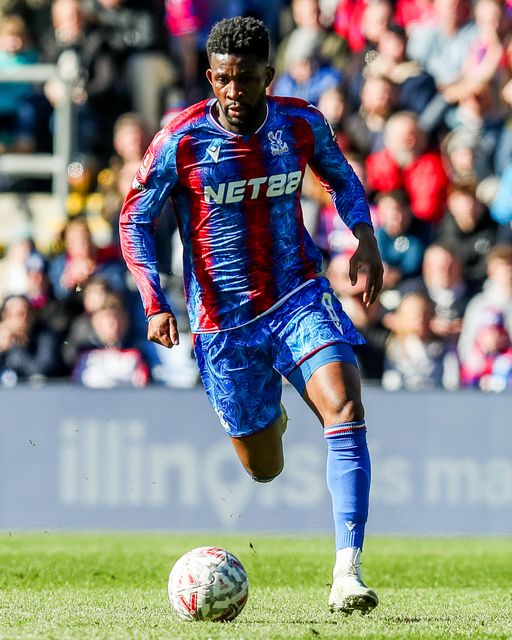 Jefferson Lerma of Crystal Palace runs with the ball during the Emirates FA Cup 5th Round match Crystal Palace vs Millwall at Selhurst Park, London, United Kingdom, 1st March 2025

(Photo by Izzy Poles/News Images)