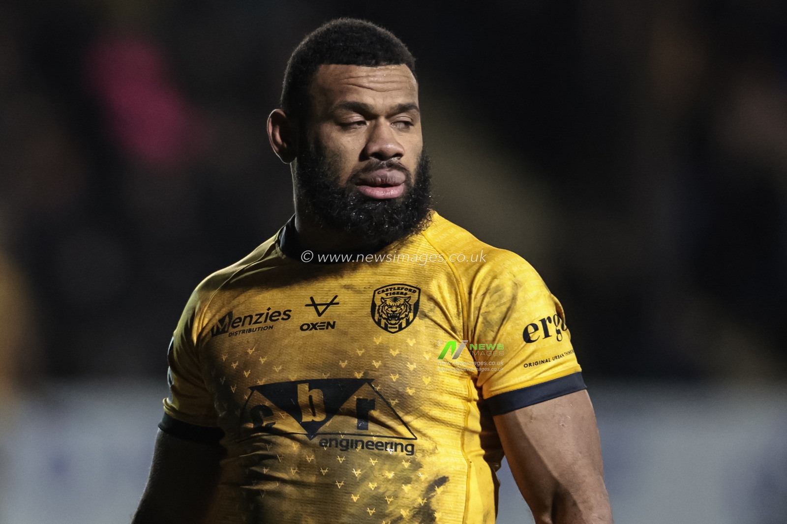 Mikaele Ravalawa of Castleford Tigers during the Betfred Super League Round 3 match Castleford Tigers vs Huddersfield Giants at OneBore Stadium, Castleford, Untied Kingdom on 27 February 2026

(Photo by Mark Cosgrove/News Images)
