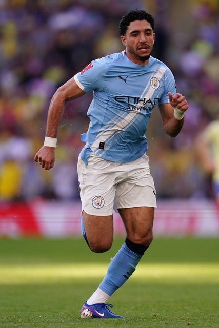 Omar Marmoush of Manchester City during the Emirates FA Cup Semi-Final match Manchester City vs Southampton at Wembley Stadium, London, United Kingdom on 25 April 2026

(Photo by Harvey Murphy/News Images)