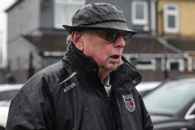 Grimsby fans arrive during the Emirates FA Cup 4th Round match Grimsby Town vs Wolverhampton Wanderers at Blundell Park, Cleethorpes, United Kingdom on 15 February 2026

(Photo by Mark Cosgrove/News Images)