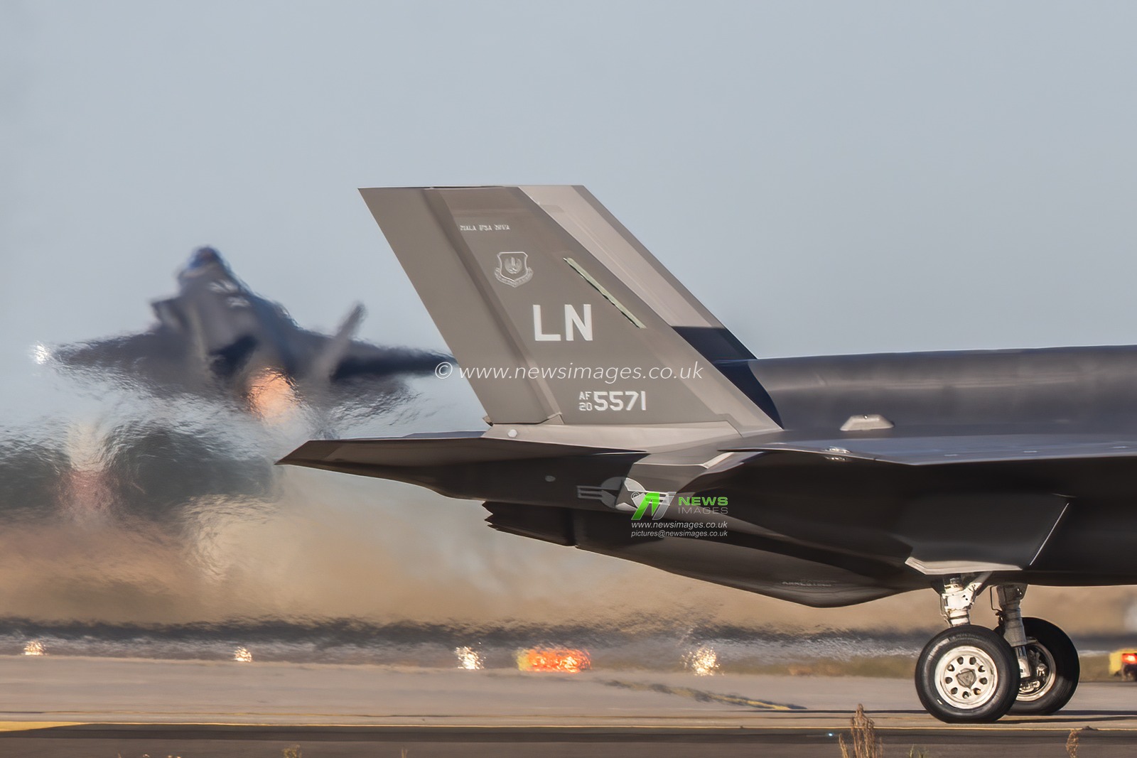 USAF F35’s assigned to the 48th Fighter Wing conduct a combat readiness exercise at RAF Lakenheath, Lakenheath, United Kingdom, 28th August 2025

(Photo by Alfie Cosgrove/News Images)