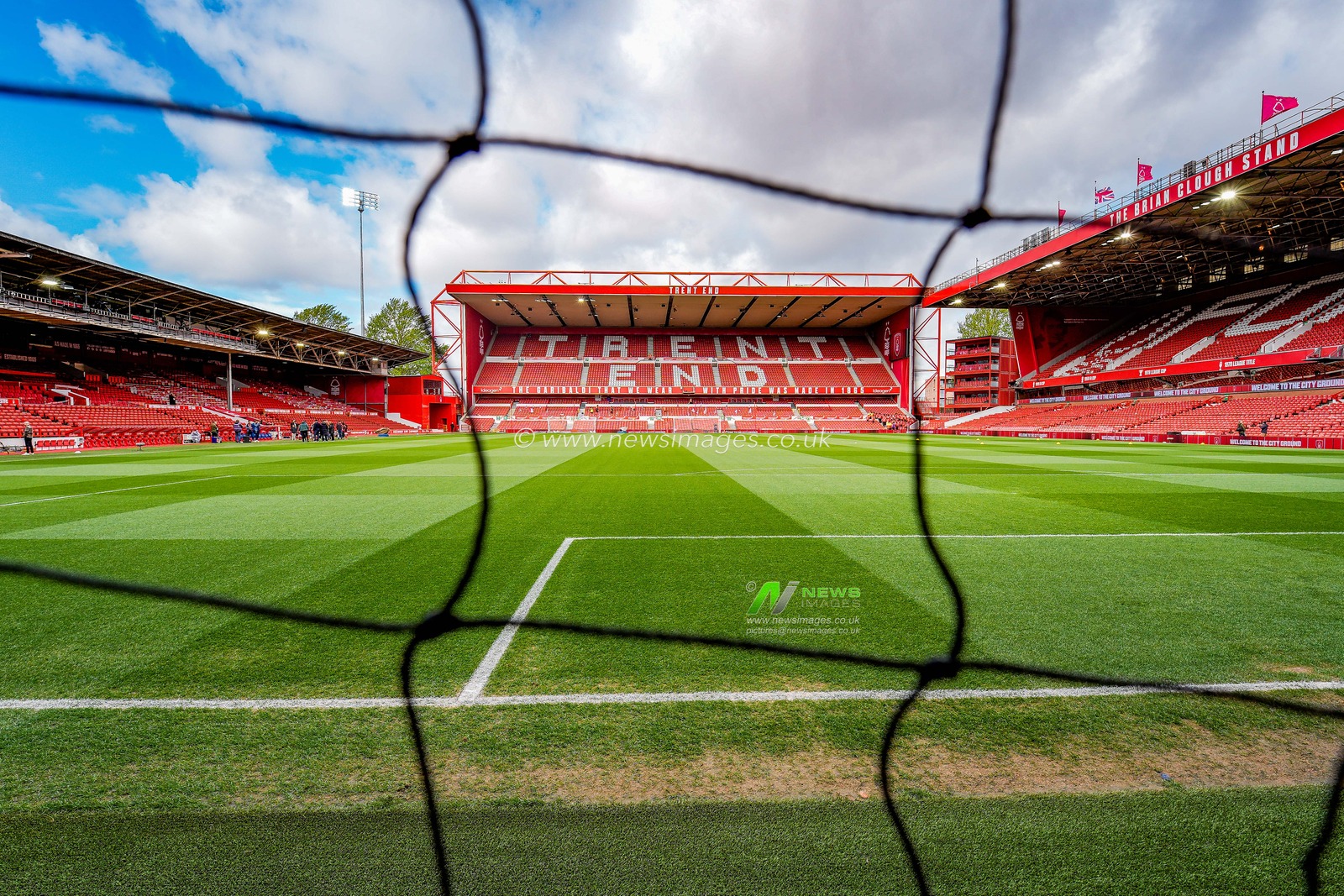 A general view of the pitch and stands during the Premier League match Nottingham Forest vs Aston Villa at City Ground, Nottingham, United Kingdom on 12 April 2026

(Photo by Maynard Manyowa/News Images)