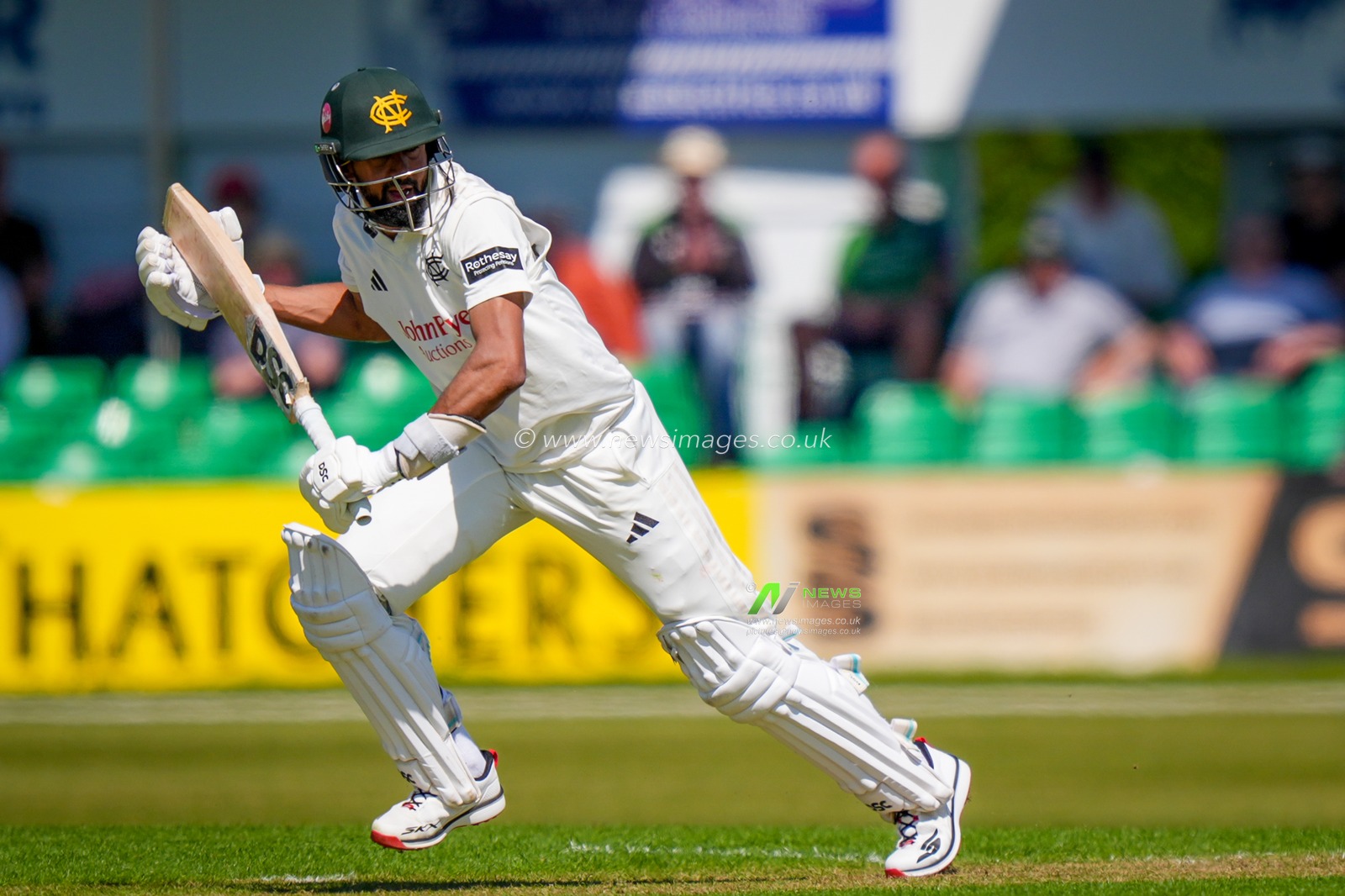 Haseeb Hameed of Nottinghamshire takes a run during Leicestershire County Cricket Club vs Nottinghamshire County Cricket Club in Country Cricket Division One Day 1 at Grace Road, Leicester, United Kingdom on 01 May 2026

(Photo by Maynard Manyowa/News Images)