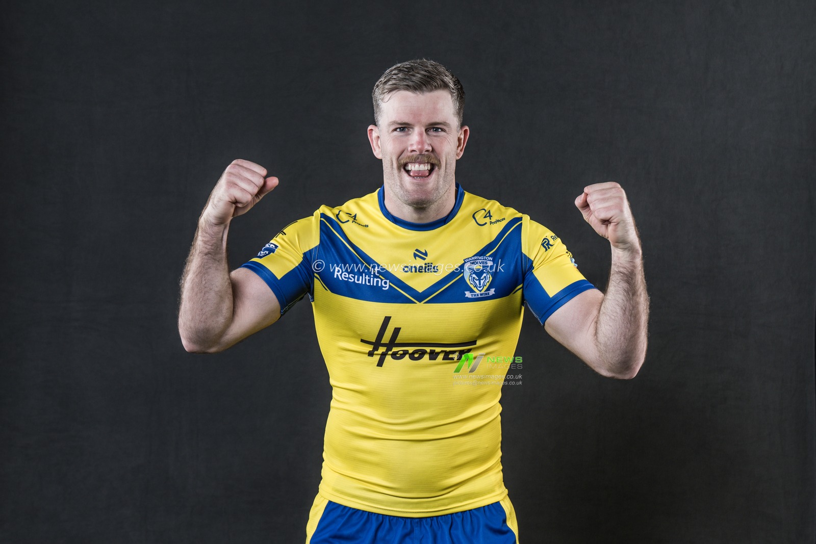 Lachlan Fitzgibbon in the Home kit during the Warrington Wolves Team media day at Warrington wolves training centre, Warrington, United Kingdom, 16th January 2025

(Photo by Craig Thomas/News Images)