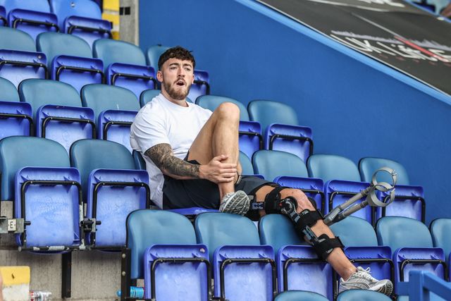 Matty Ashton of Warrington Wolves looks on during the Betfred Super League round 15 match Warrington Wolves vs Huddersfield Giants at Halliwell Jones Stadium, Warrington, United Kingdom, 21st June 2025

(Photo by Alfie Cosgrove/News Images)