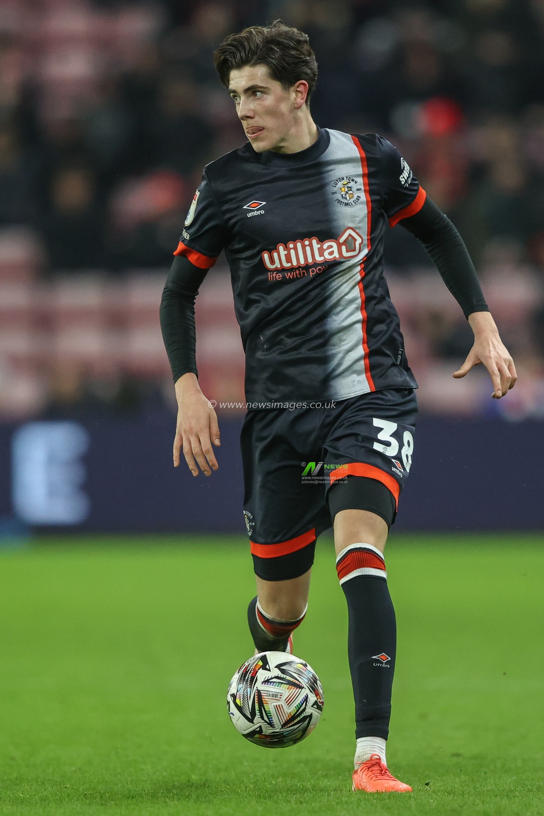 Joe Johnson of Luton Town during the Sky Bet Championship match Sunderland vs Luton Town at Stadium Of Light, Sunderland, United Kingdom, 12th February 2025

(Photo by Alfie Cosgrove/News Images)