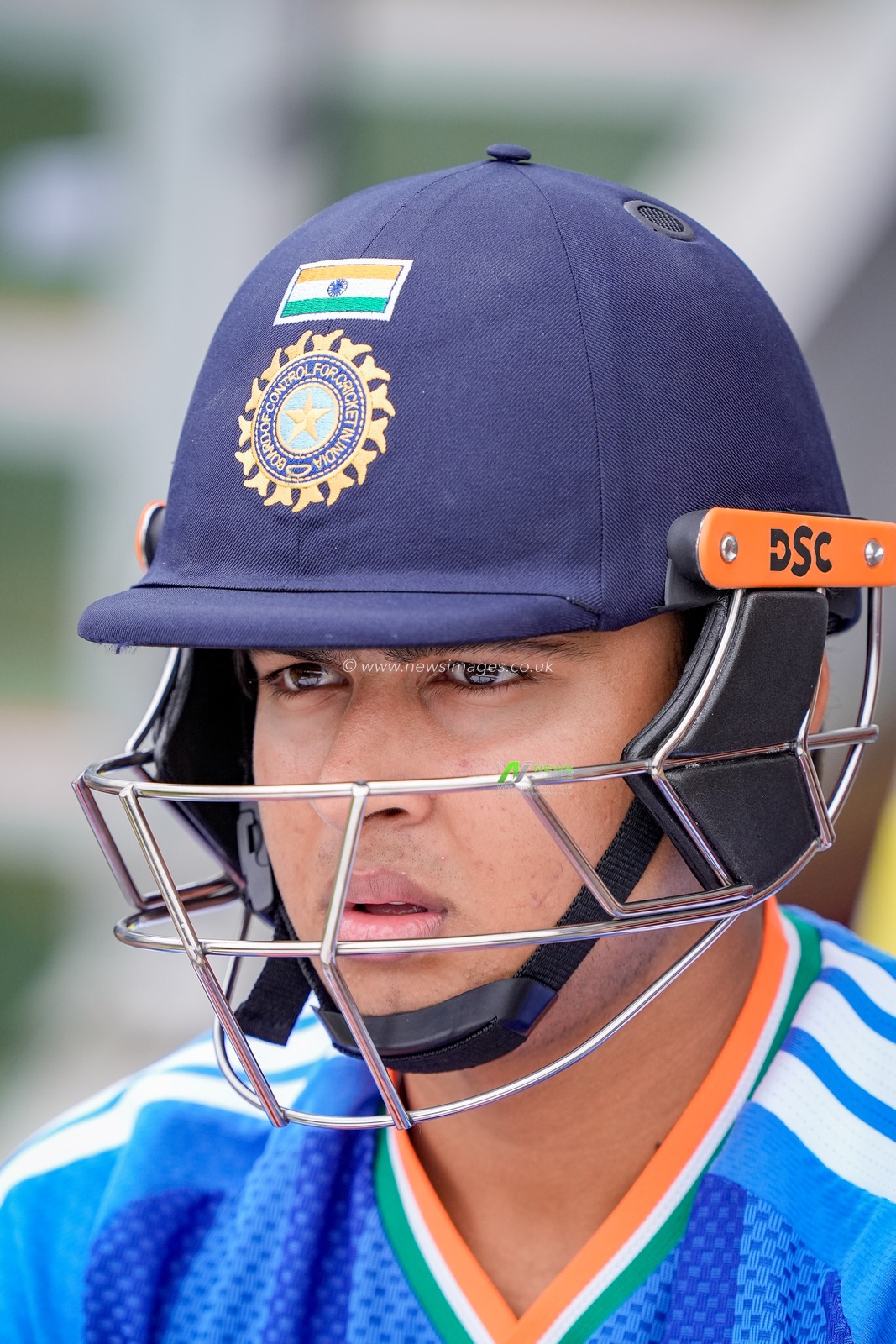 Vaibhav Sooryavanshi of India looks on before walking out to bat during the Second Vitality T20 International match England vs India at Old Trafford, Manchester, United Kingdom on 04 July 2026

(Photo by Maynard Manyowa/News Images)