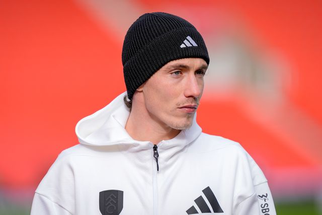 Harry Wilson of Fulham inspects the pitch prior to kick off during the Emirates FA Cup 4th Round  match Stoke City vs Fulham at Bet365 Stadium, Stoke On Trent, United Kingdom on 15 February 2026

(Photo by Maynard Manyowa/News Images)