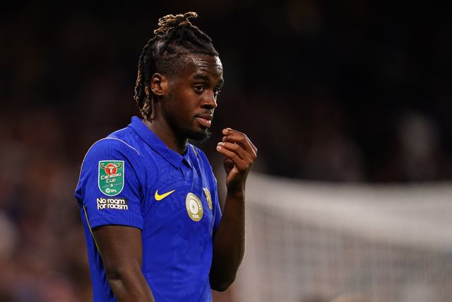 Jamie Gittens of Chelsea during the Carabao Cup round 2 match Chelsea vs Luton Town at Stamford Bridge, London, United Kingdom on 27 August 2026

(Photo by Harvey Murphy/News Images)