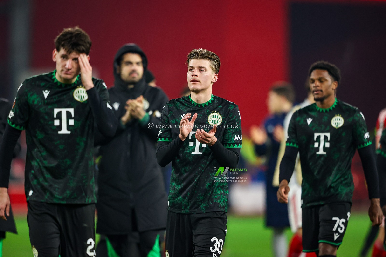 Zsombor Gruber of Ferencváros applauds the fans after the final whistle  during the UEFA Europa League Matchday 8 of 8 Nottingham Forest vs Ferencvaros at City Ground, Nottingham, United Kingdom, 29th January 2026

(Photo by Alfie Cosgrove/News Images)