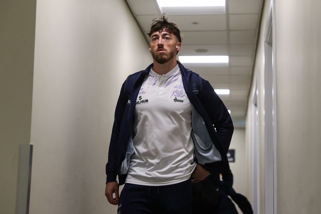 Matty Ashton of Warrington Wolves arrives ahead of the Betfred Super League Round 8 match Leigh Leopards vs Warrington Wolves at Leigh Sports Village, Leigh, United Kingdom, 19th April 2025

(Photo by Gareth Evans/News Images)
