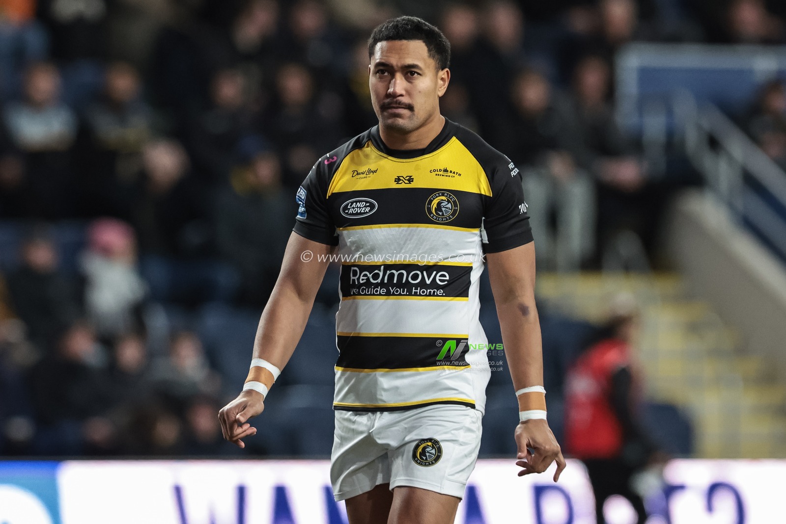 Toa Mata’afa of York Knights during the Betfred Super League Round 2 match Leeds Rhinos vs York Knights at AMT Headingley Stadium, Leeds, United Kingdom on 20 February 2026

(Photo by Mark Cosgrove/News Images)