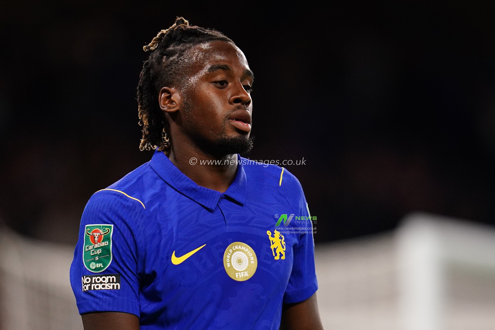 Jamie Gittens of Chelsea during the Carabao Cup round 2 match Chelsea vs Luton Town at Stamford Bridge, London, United Kingdom on 27 August 2026

(Photo by Harvey Murphy/News Images)