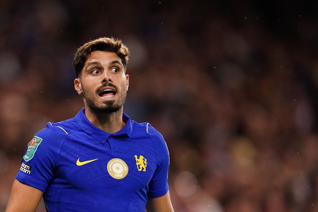 Pedro Neto of Chelsea during the Carabao Cup round 2 match Chelsea vs Luton Town at Stamford Bridge, London, United Kingdom on 27 August 2026

(Photo by Harvey Murphy/News Images)