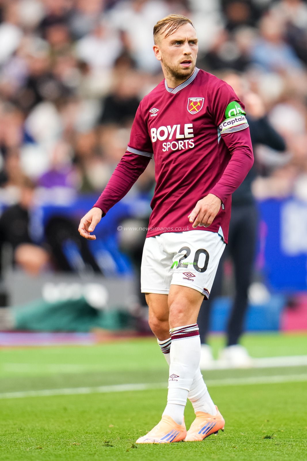 Jarrod Bowen of West Ham United during the Premier League match West Ham United vs Crystal Palace at London Stadium, London, United Kingdom, 20th September 2025

(Photo by Harvey Murphy/News Images)
