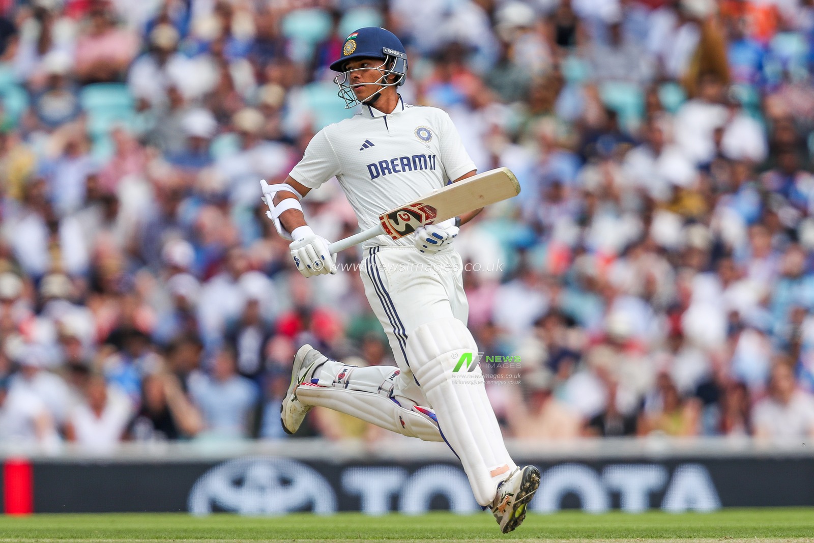 Yashasvi Jaiswal of India in action during the 5th Rothesay Test Match Day 3 England vs India at The Kia Oval, London, United Kingdom, 2nd August 2025

(Photo by Izzy Poles/News Images)