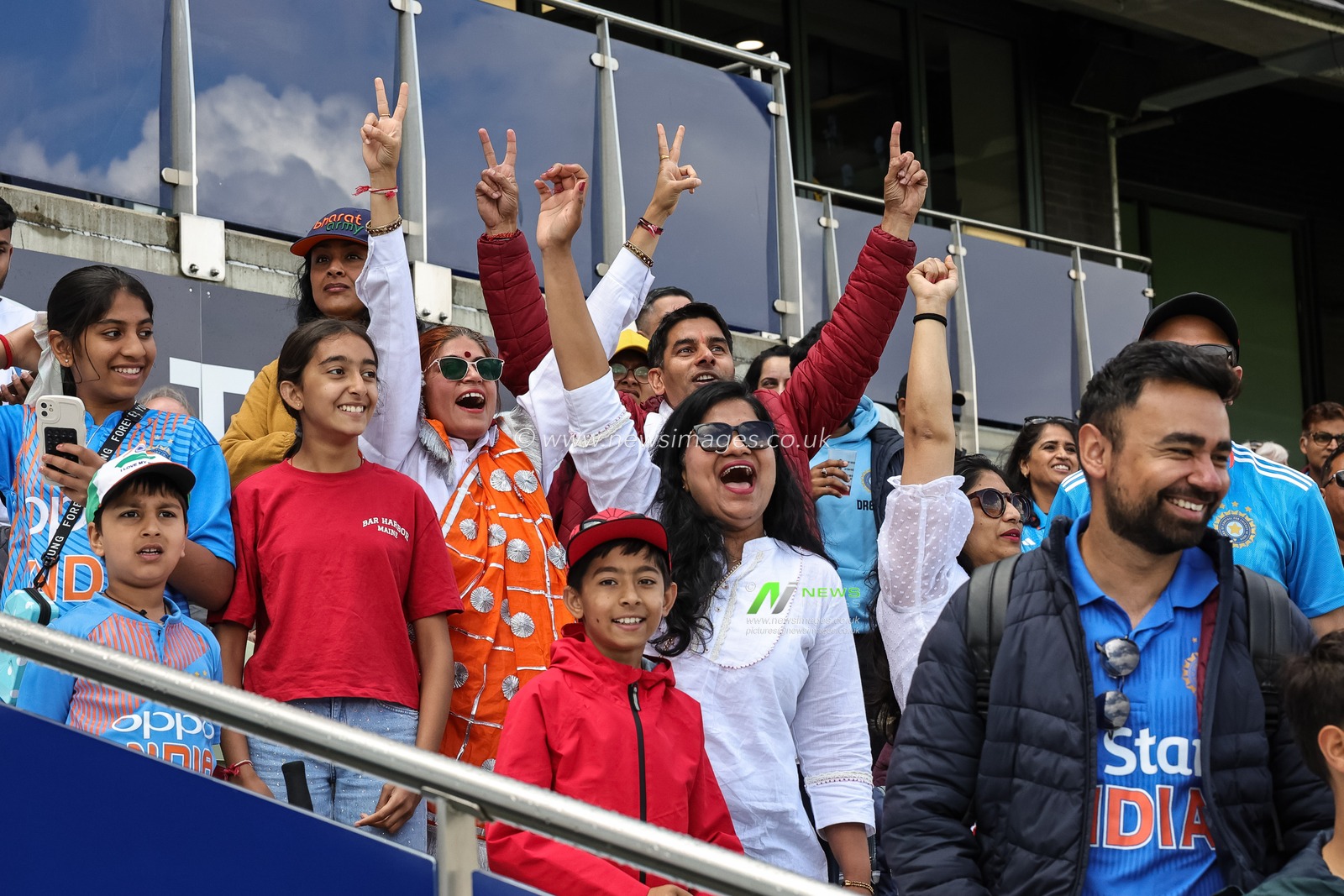 India fans during the 2nd Rothesay Test Match day 5 England v India at Edgbaston, Birmingham, United Kingdom, 6th July 2025

(Photo by Mark Cosgrove/News Images)