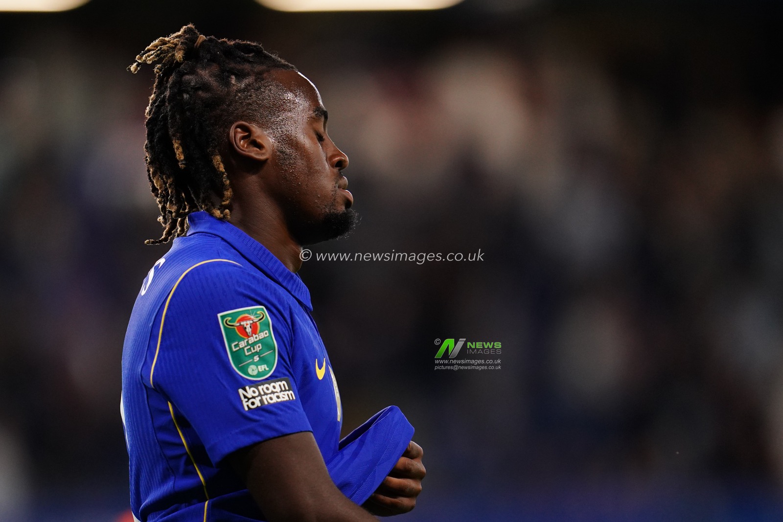 Jamie Gittens of Chelsea during the Carabao Cup round 2 match Chelsea vs Luton Town at Stamford Bridge, London, United Kingdom on 27 August 2026

(Photo by Harvey Murphy/News Images)