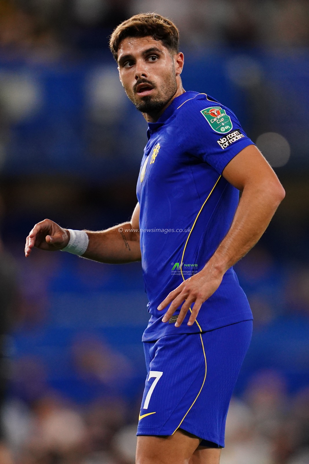Pedro Neto of Chelsea during the Carabao Cup round 2 match Chelsea vs Luton Town at Stamford Bridge, London, United Kingdom on 27 August 2026

(Photo by Harvey Murphy/News Images)