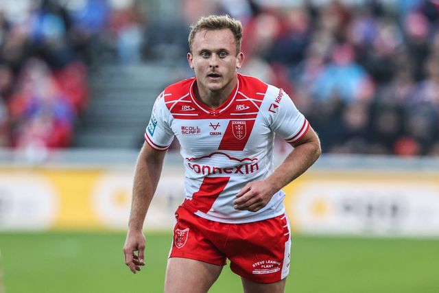 Jez Litten of Hull KR during the Betfred Super League Semi Final 2 match Hull KR vs St Helens at Sewell Group Craven Park, Kingston upon Hull, United Kingdom, 3rd October 2025

(Photo by Alfie Cosgrove/News Images)