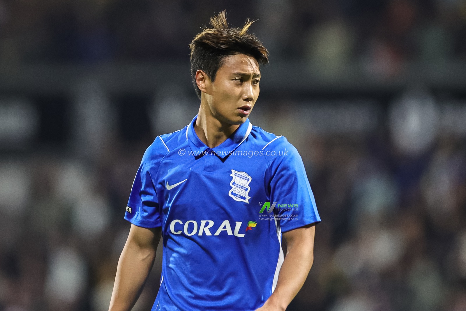 Paik Seung-Ho of Birmingham City during the Sky Bet Championship match Wrexham vs Birmingham City at The Racecourse Ground, Wrexham, United Kingdom on 28 August 2026

(Photo by Mark Cosgrove/News Images)