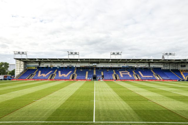 A general view of Halliwell Jones Stadium ahead of the Betfred Super League round 13 match Warrington Wolves vs Hull FC at The Halliwell Jones Stadium, Warrington, United Kingdom on 05 June 2026

(Photo by Alfie Cosgrove/News Images)