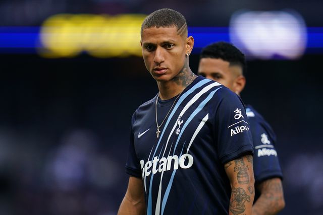 Richarlison of Tottenham Hotspur ahead of kick off during the Carabao Cup round 2 match Tottenham Hotspur vs Charlton Athletic at Tottenham Hotspur Stadium, London, United Kingdom on 26 August 2026

(Photo by Harvey Murphy/News Images)