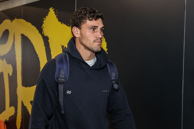 Sam Stone of Warrington Wolves arrives during the Betfred Super League round 21 match Warrington Wolves vs Wigan Warriors at Halliwell Jones Stadium, Warrington, United Kingdom, 8th August 2025

(Photo by Alfie Cosgrove/News Images)