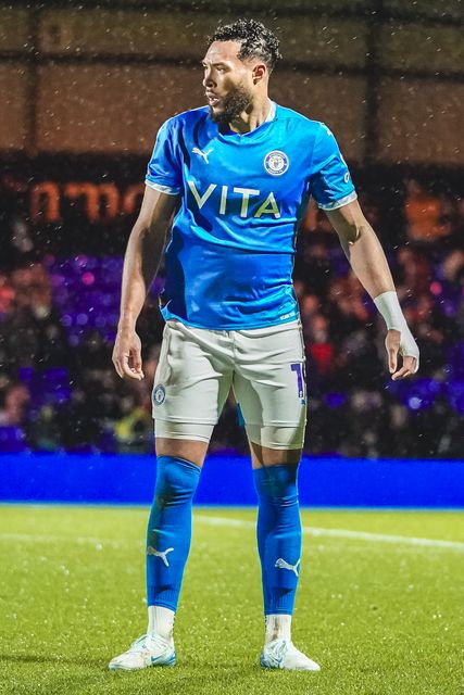 Stockport County Forward Kyle Wootton during the Sky Bet League 1 match Stockport County vs Exeter City at Edgeley Park Stadium, Stockport, United Kingdom, 7th December 2024

(Photo by James Giblin/News Images)