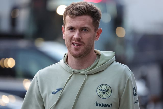 Nathan Collins of Brentford arrives during the Premier League match Leeds United vs Brentford at Elland Road, Leeds, United Kingdom on 21 March 2026

(Photo by Mark Cosgrove/News Images)